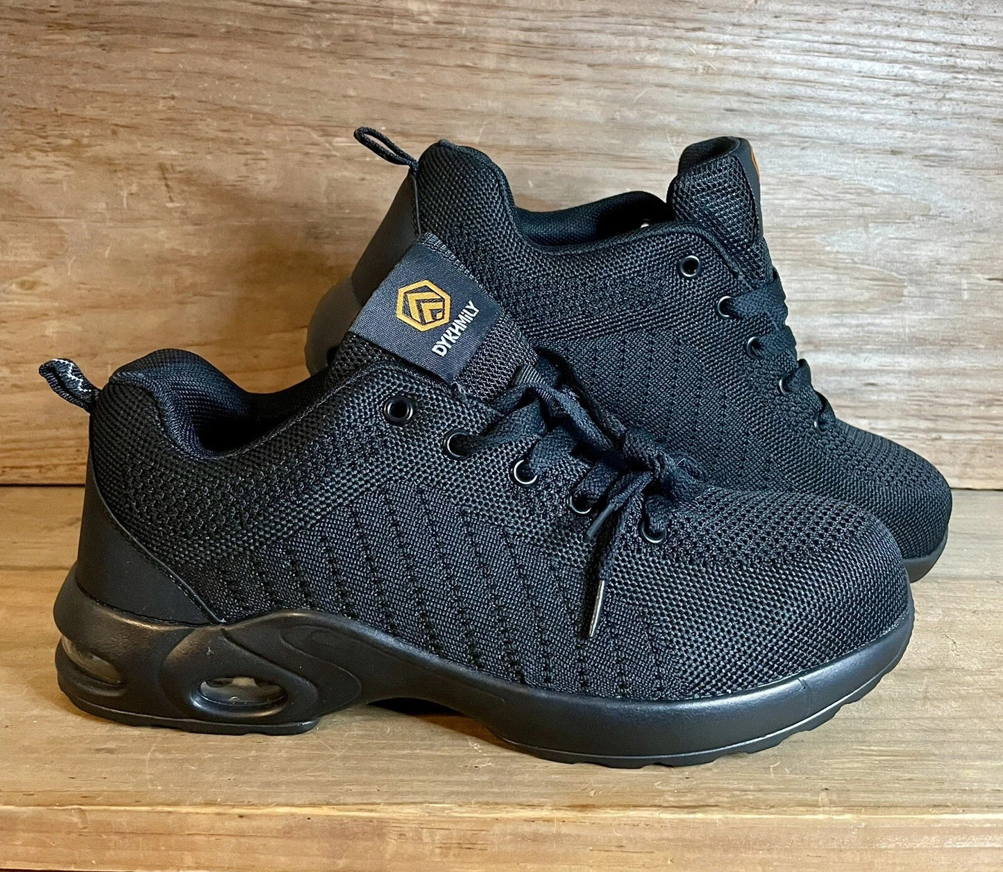 DYKHMILY #D91859 Mesh Breathable Safety Steel Toe Cap Work Shoes W-6.5 NWT