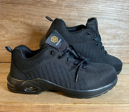 DYKHMILY #D91859 Mesh Breathable Safety Steel Toe Cap Work Shoes W-6.5 NWT