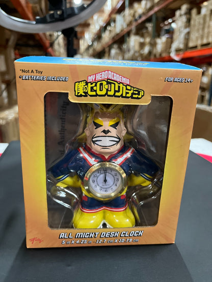 ALL MIGHT DESK CLOCK NEW