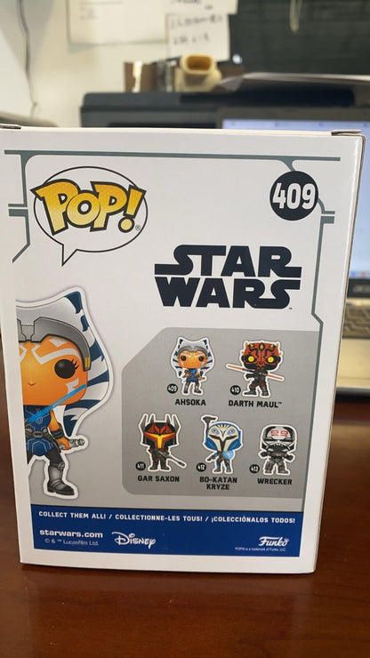 Funko Pop! Star Wars Ahsoka Tano #409 Exclusive Vinyl Figure – Mint in Box