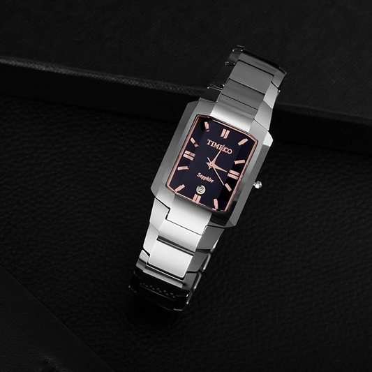 Analogue Tungsten Steel Sapphire Dial Japanese Quartz Calendar Display