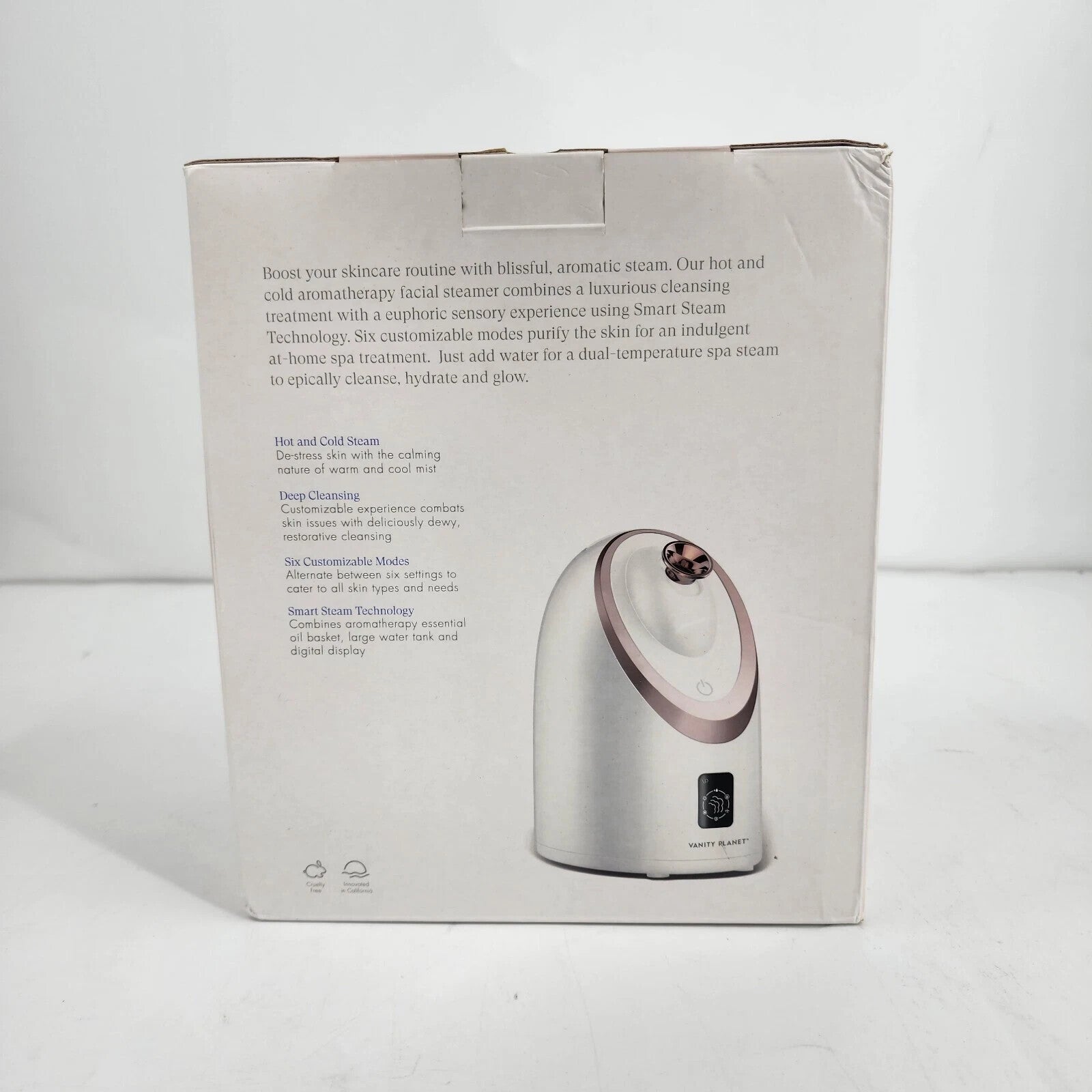 Senia Hot and Cold Smart Facial Steamer Aromatherapy Facial Steamer New Open Box