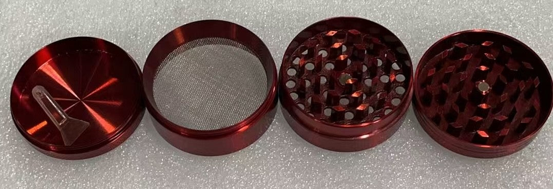 2 Inch 4 Piece Metal Herb Spice Tobacco Grinder 50mm Grinder Crusher – Color Sen