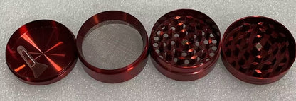 2 Inch 4 Piece Metal Herb Spice Tobacco Grinder 50mm Grinder Crusher – Color Sen