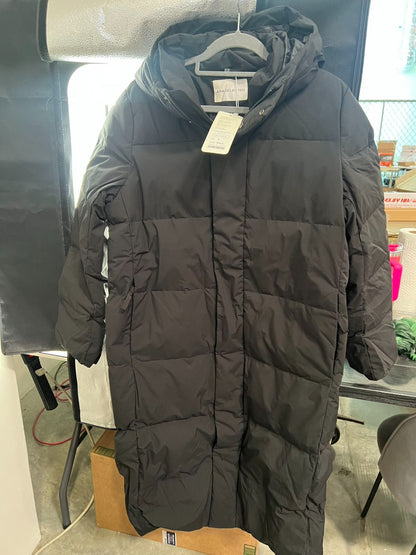 black Long Down Puffer Jacket