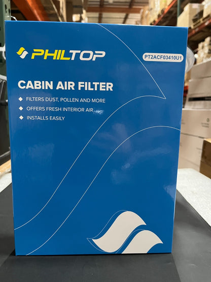 Cabin Air Filter – Compatible with PT2ACF03410U1, L9.8” x W7” x H1.4”,