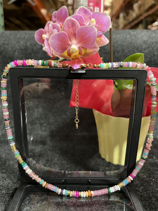 Retro Vintage Women's Colorful Necklace