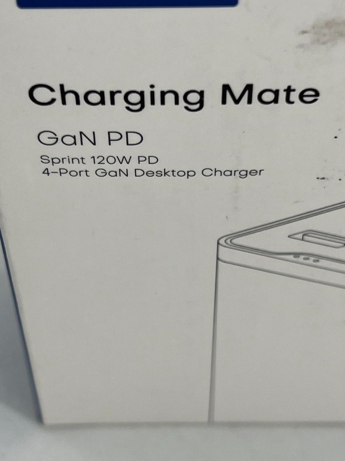 Kovol Charging Mate GaN PD Sprint 120W PD 4-Port Desktop Charger KV-PC001 New