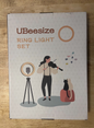UBeesize 10" Selfie Ring Light with Tripod Stand Black, Ring Light Set,