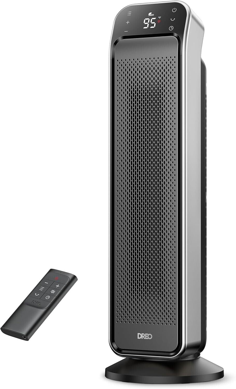 used-Fast Portable Room Heater with Remote and Thermostat, 3 Modes, Overheating