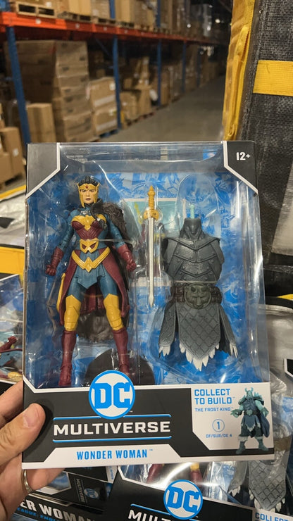 McFarlane Endless Winter Wonder Woman * BAF Frost King 7-Inch Figure Fac Sealed