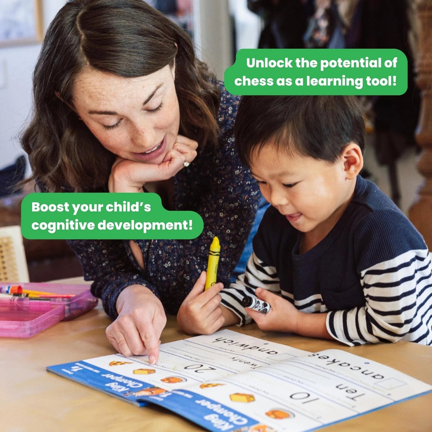 Story Time Chess Activity Workbook Educational Learning Book Chess Learning G...