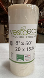 Compostable Vacuum Seal Bags ,Size:8"*50' /20 x 1524cm,QTY:1