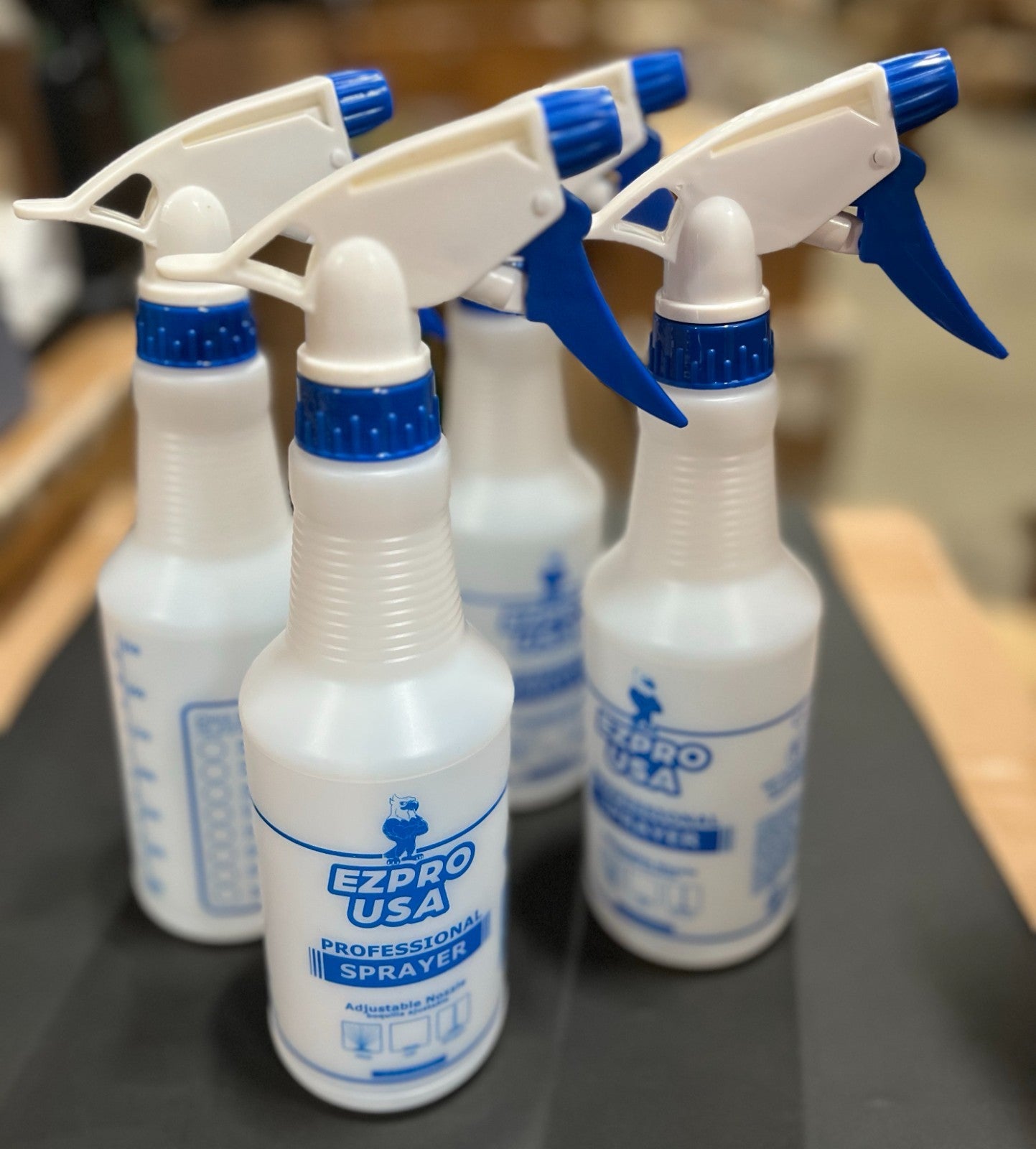 (4 Pack) Great Value All Purpose Plastic Spray Bottle （11.8 fl oz)-Blue