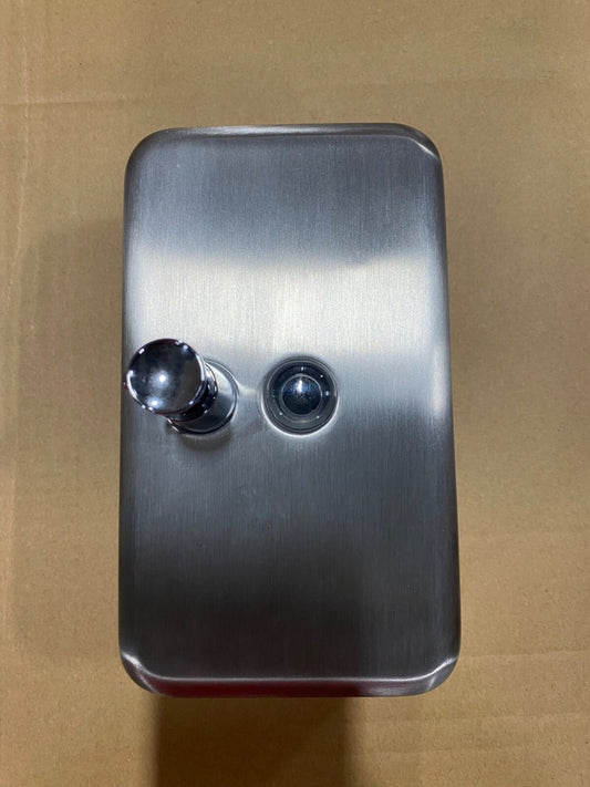 1200ml 40oz Manual Wall-Mount 304 Stainless Steel Hand Liquid Soap Gel Dispenser