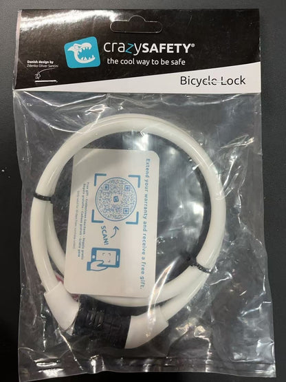 Bicycle Lock - White