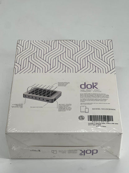 NEW Dok 06 Hercules Tuff Charging Dock Station DOK06M 6 Devices Universal USB