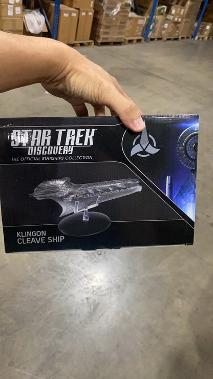 Eaglemoss Star Trek Discovery #14 Klingon Cleave Ship Display New Hero Collector
