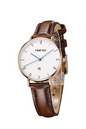 Women's Watch Quartz Watch for Women Leather Strap Calendar Display