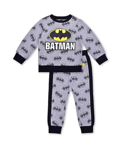 Boys 6 Batman Crewneck Sweatshirt Sweatpants Joggers Set Winter Superhero