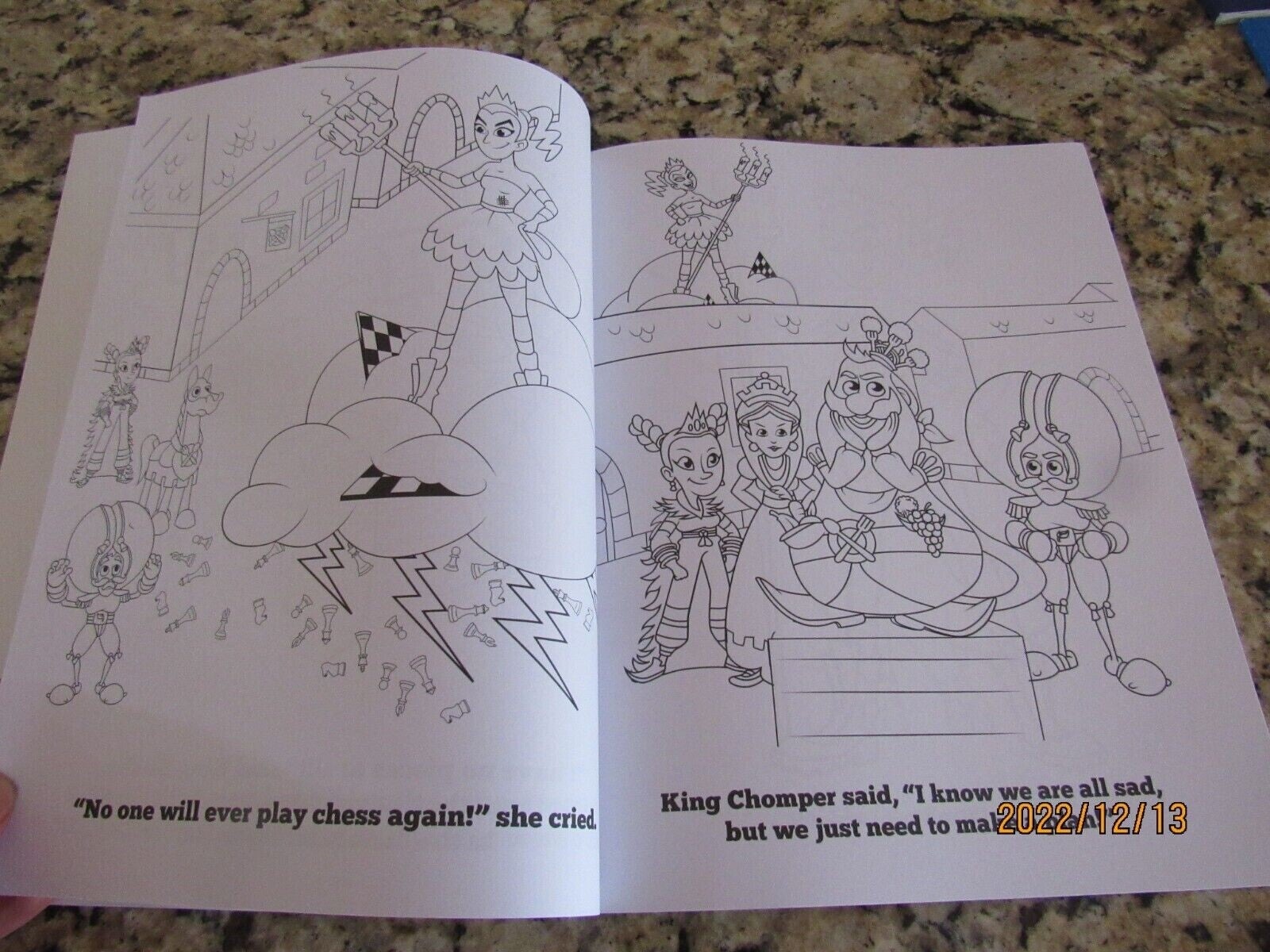 Story Time Chess-My Coloring Workbook-Book-Color the World of Chess-2021-Book 2