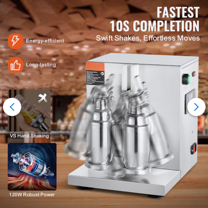 Commercial Auto Double Cup Milk Tea Shaking Machine Bubble Boba Milk Tea Shaker