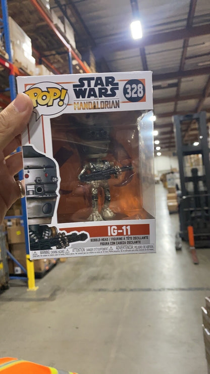 Star Wars Funko POP 328 IG-11 The Mandalorian Vinyl Bobble-Head Figure PROTECTOR