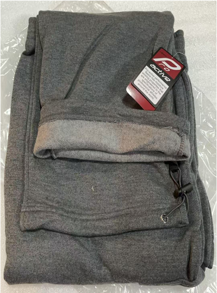 Big Boys Fleece Cargo Sweatpants Charcoal Male  |  Size 2XL