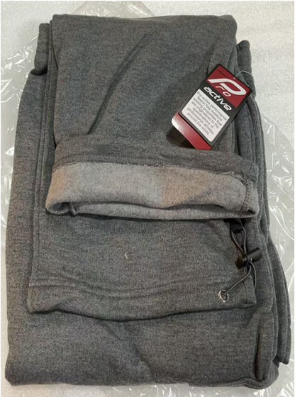 Big Boys Fleece Cargo Sweatpants Charcoal Male  |  Size 2XL