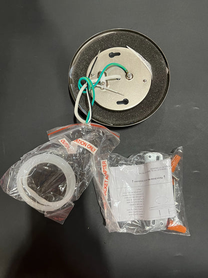 5.5” LED Flush Mount Disk Light – Brushed Nickel, 3000K Warm White