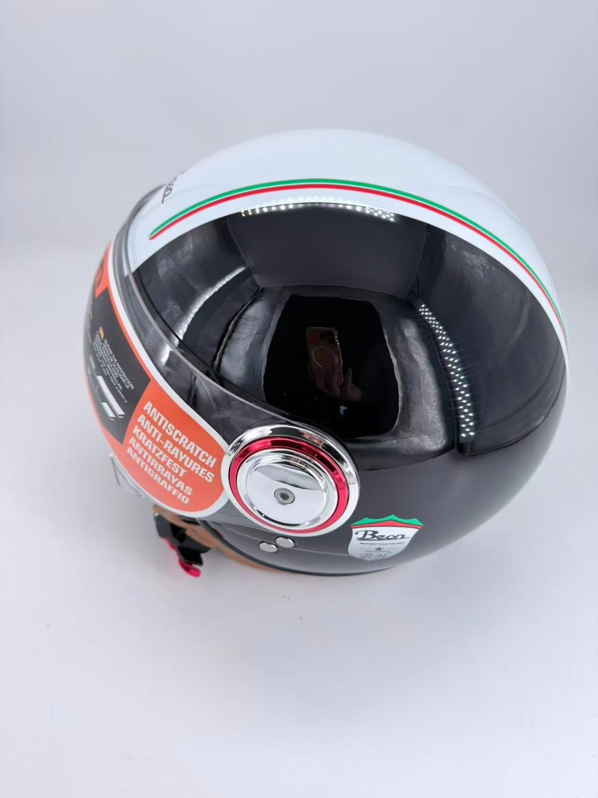 Motorcycle Helmets Half Open Face 3/4 Vintage Scooter Helmet Moto Casco