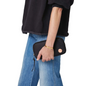 #TRAVELON Black Clutch Wristlet Wallet Zip New