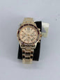 Fashion men’s quartz watch planted band (gold)