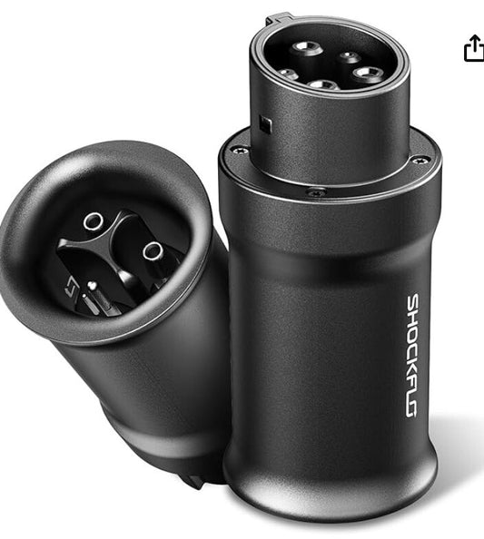 A6 Tesla to J1772 Adapter, 80A 250V Max-Compact and Lightweight J1772 EVs Adapte