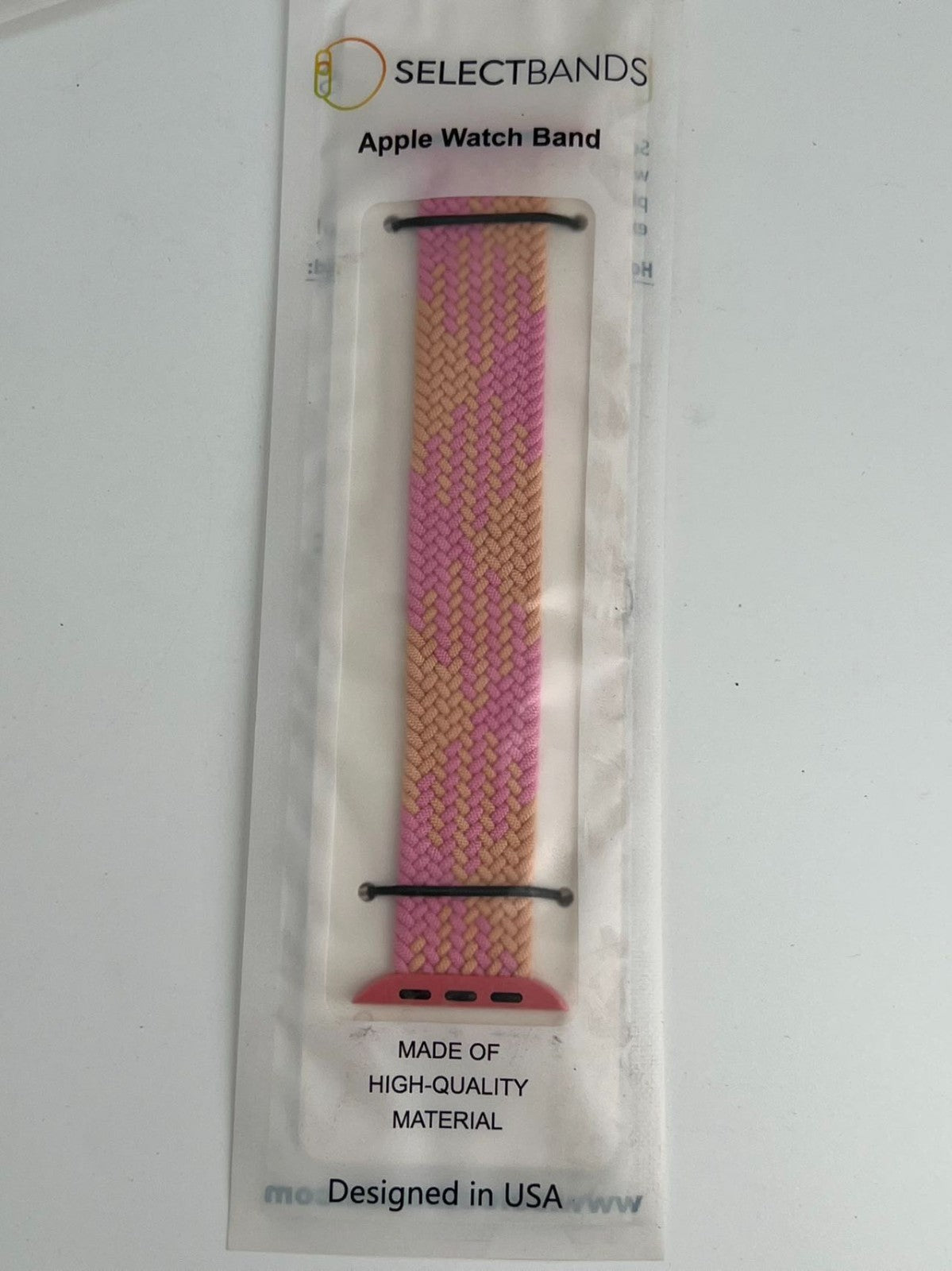 5-Pack XS Aztec pink  Loop Watch Bands 0.8 x 5.6 Inch Fits 42mm/44 mm/45mm  Case