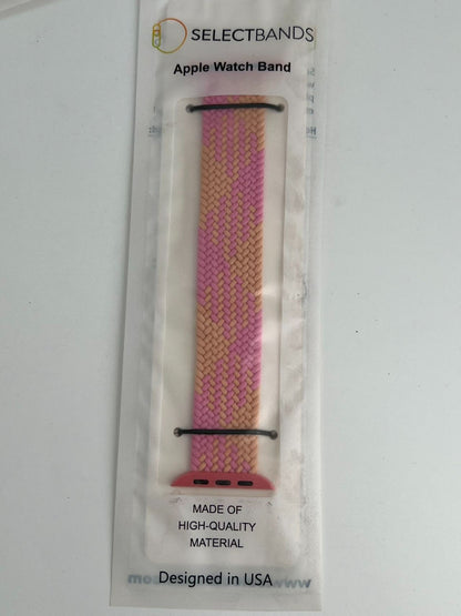 5-Pack XS Aztec pink  Loop Watch Bands 0.8 x 5.6 Inch Fits 42mm/44 mm/45mm  Case