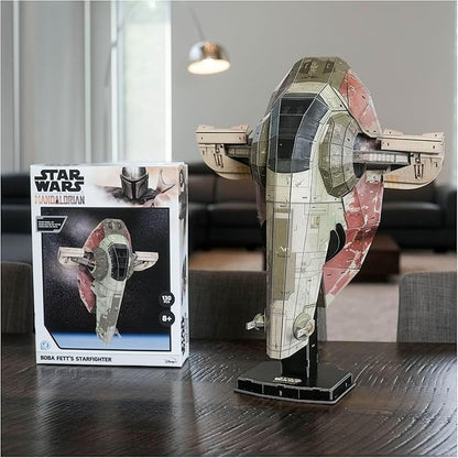 4D Puzzle – Star Wars: The Mandalorian: Boba Fett’s Starfighter – 130 Paper Mode