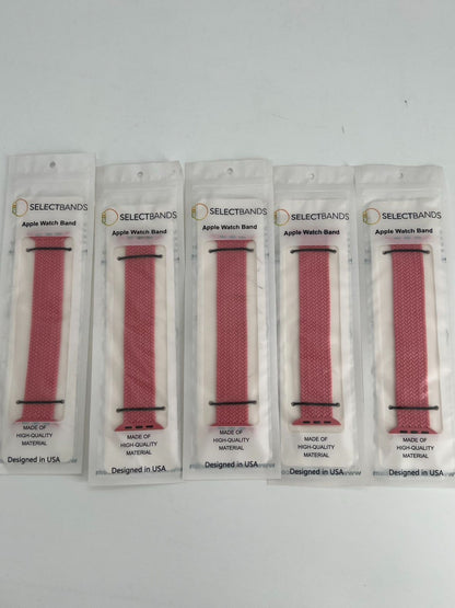 5-Pack XS Aztec pink  Loop Watch Bands 0.8 x 5.6 Inch Fits 42mm/44 mm/45mm  Case