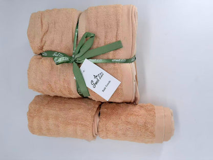 Sweet Zzz bath towels 6 pcs (brown)
