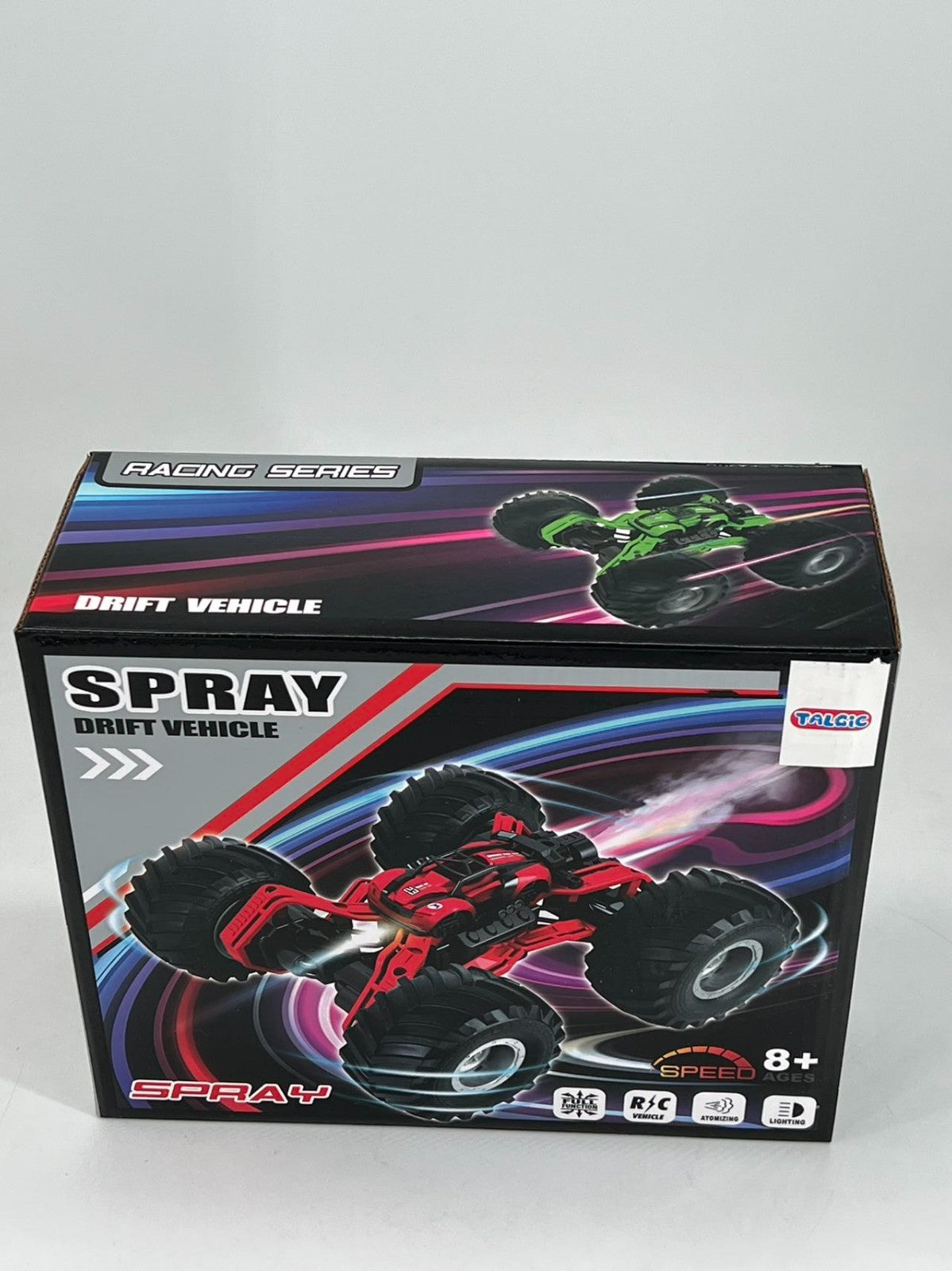 Spray RC Stunt Car 4WD Remote Control Monster Truck Lights 8+ Kids Toy