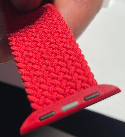 10-Pack  XS   Red  Loop Watch Bands 0.8 x 5.1 Inch , Fits 38mm/40mm/41mm