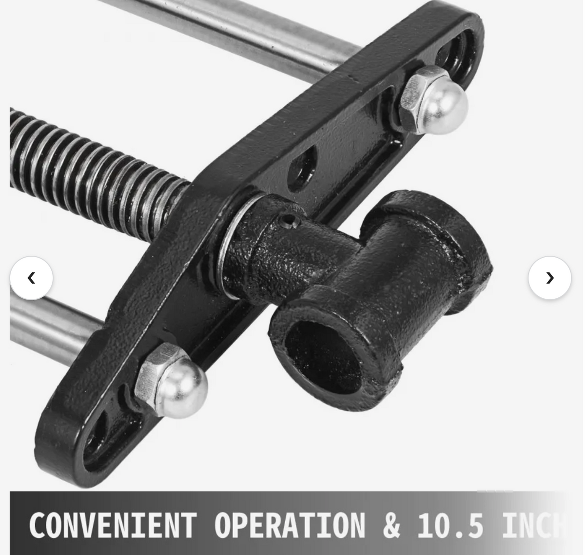 Woodworking Bench Vise 10.5 Inch,Heavy-Duty Steel and Cast Iron Structure
