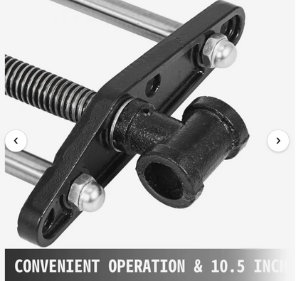 Woodworking Bench Vise 10.5 Inch,Heavy-Duty Steel and Cast Iron Structure