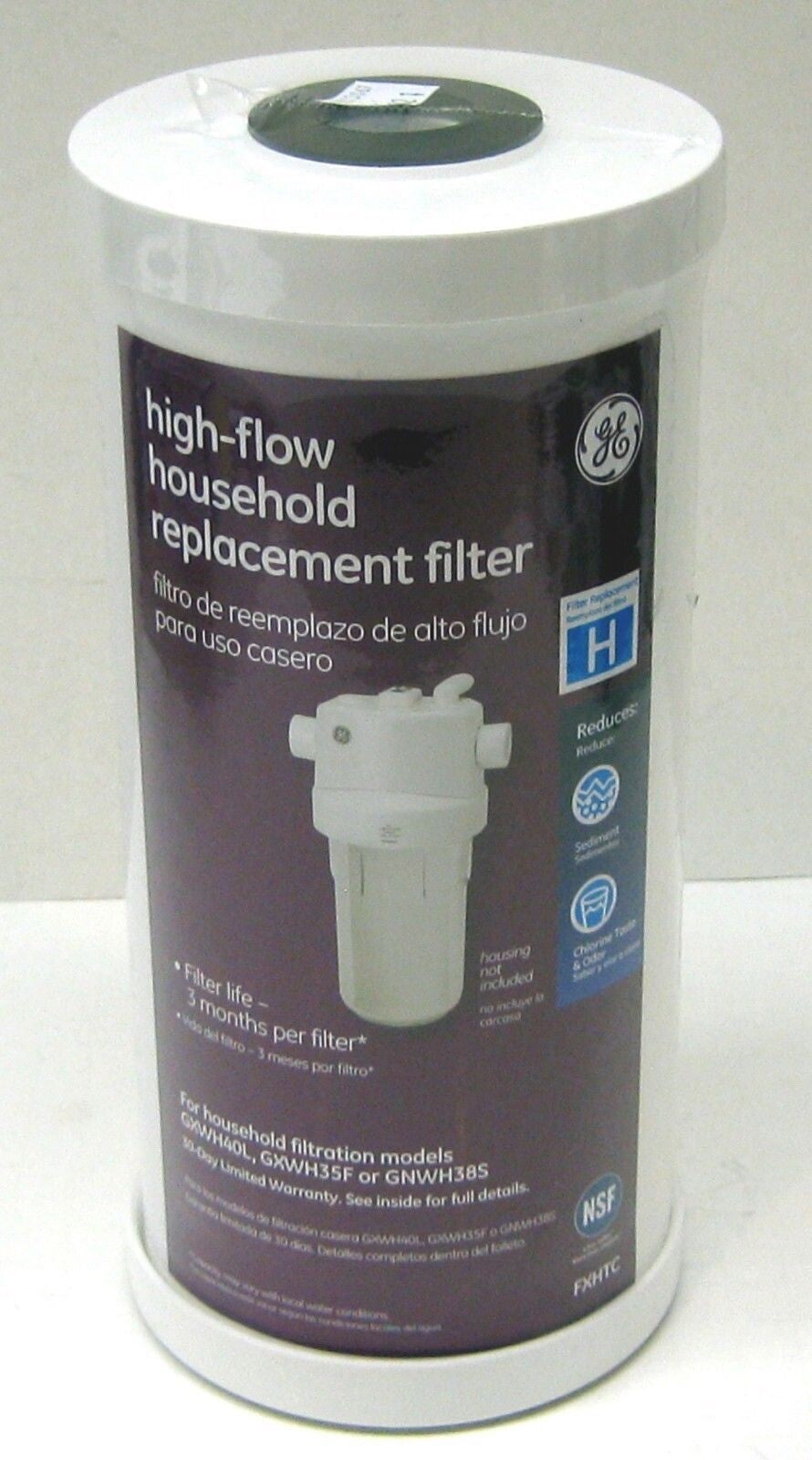 FXHTC Genuine GE Houshold Sediment Water Filter NEW