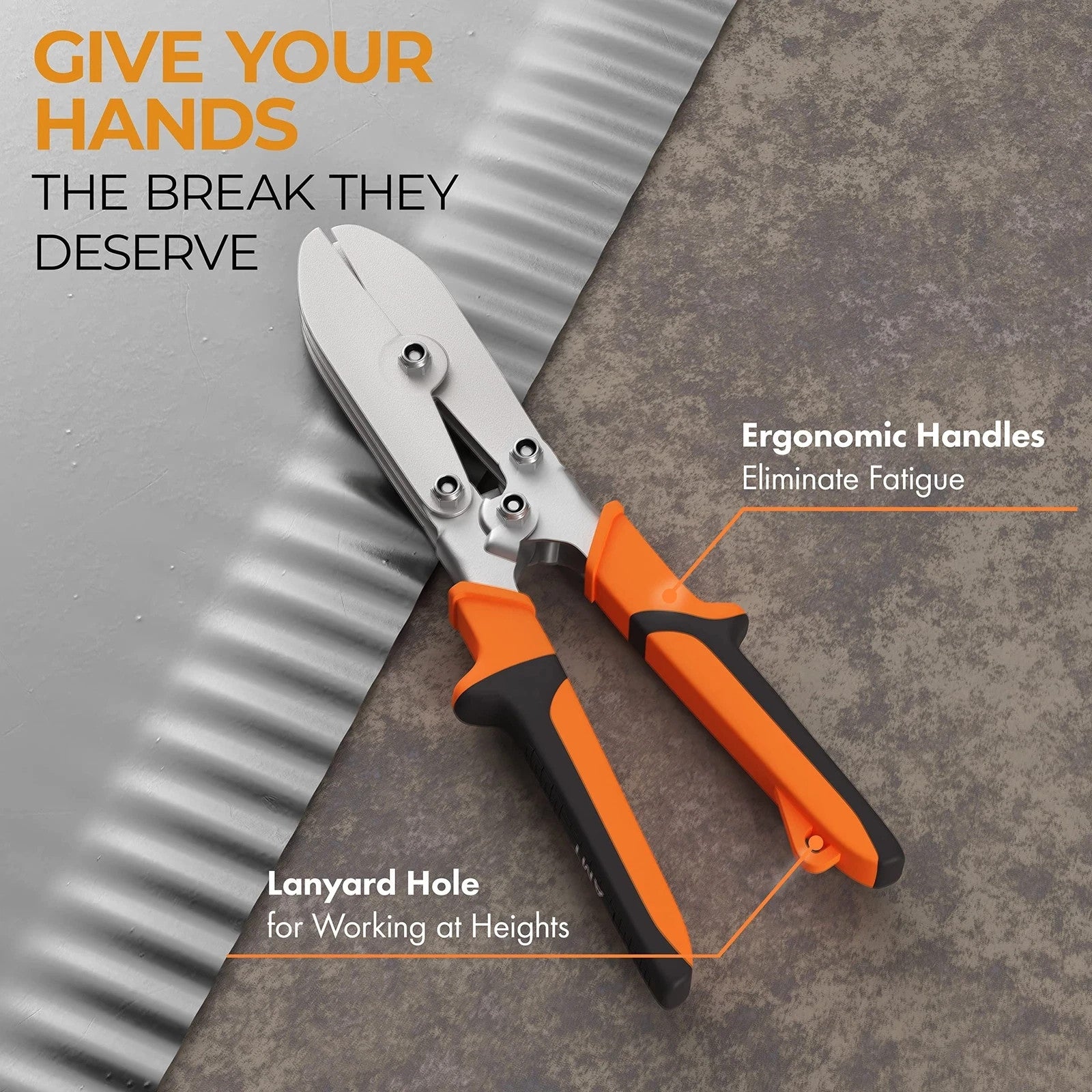 5-Blade Sheet Metal Crimper – Crimp 24 Gauge Steel and 28 Gauge Stainless Steel