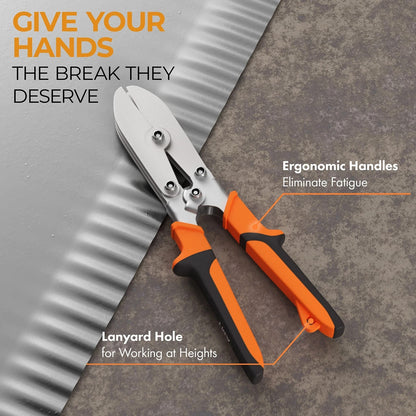 5-Blade Sheet Metal Crimper – Crimp 24 Gauge Steel and 28 Gauge Stainless Steel