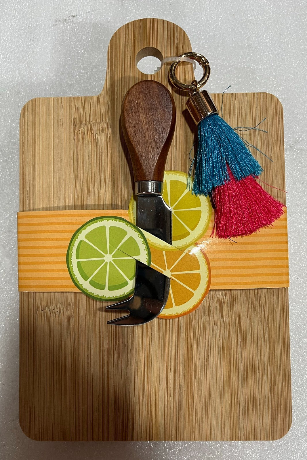 Bamboo Curting Board Gif.eyring, Hook shaped Knile