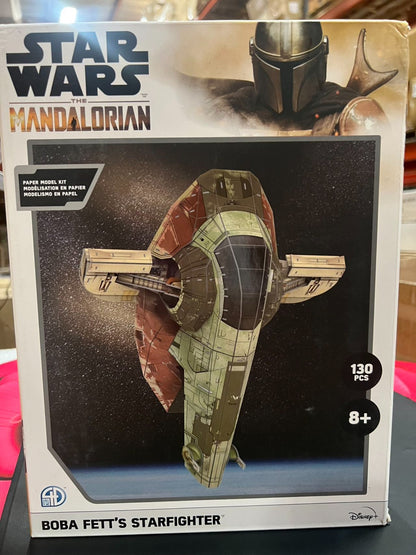 4D Puzzle – Star Wars: The Mandalorian: Boba Fett’s Starfighter – 130 Paper Mode
