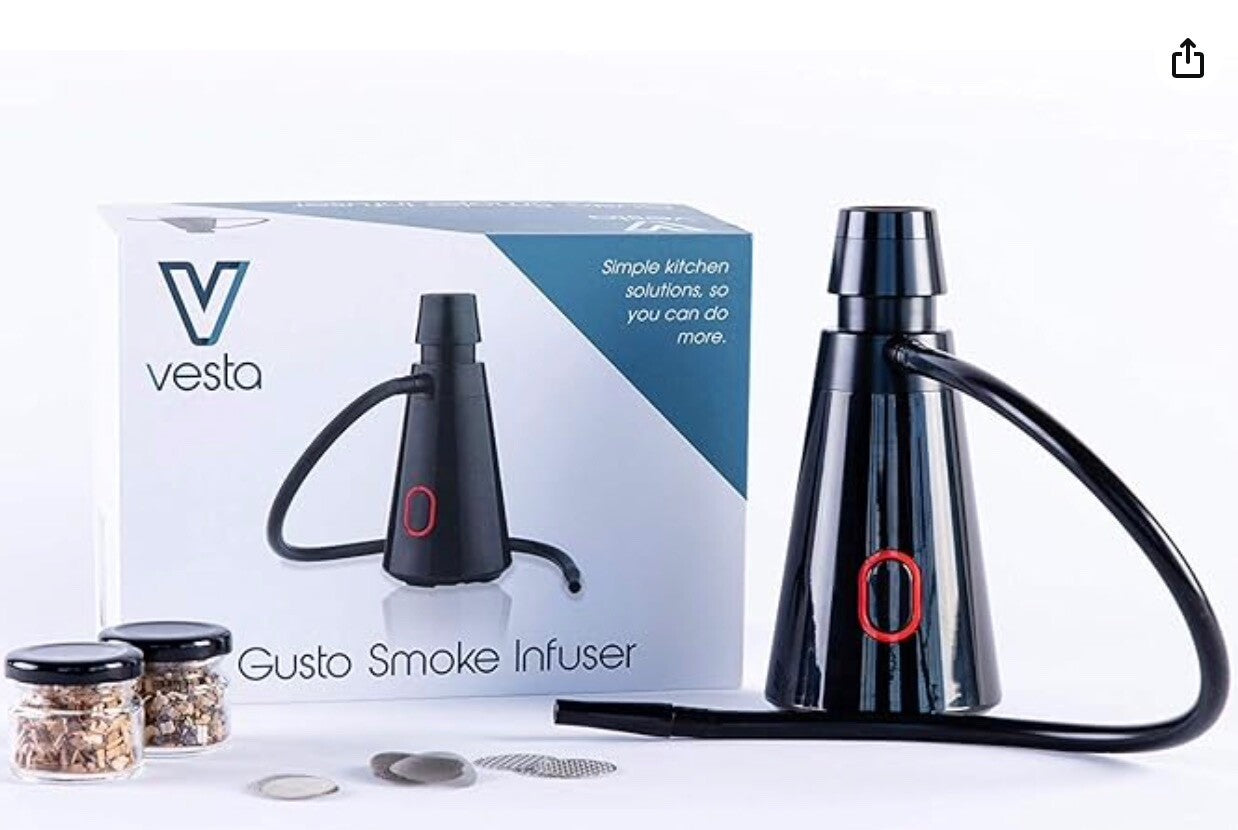Vesta Precision Portable Gusto Smoker | Smoke Infuser for Food and Beverages