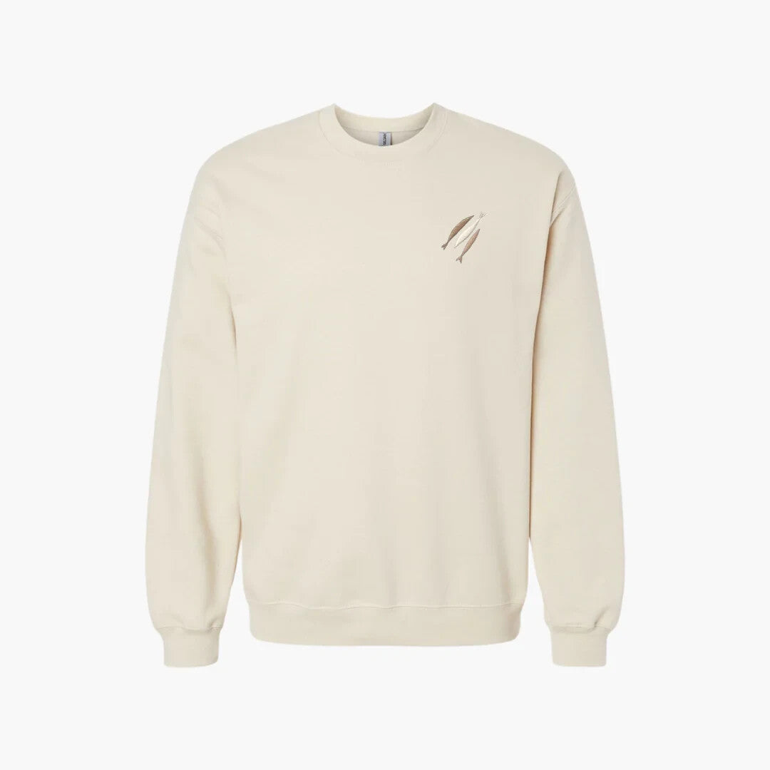 THE CHOSEN Three Fish Crewneck | Beige | 2XL